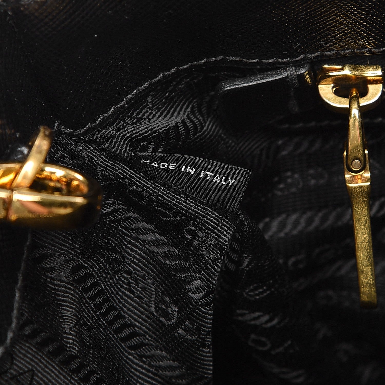 Prada Saffiano Medium Galleria Double Zip Tote Black 7 of 14