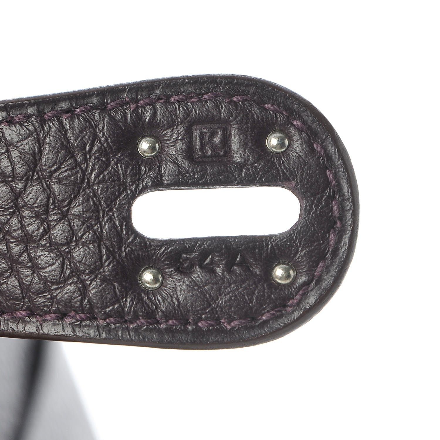 Hermes Taurillon Clemence Lindy 30 Raisin 6 of 7
