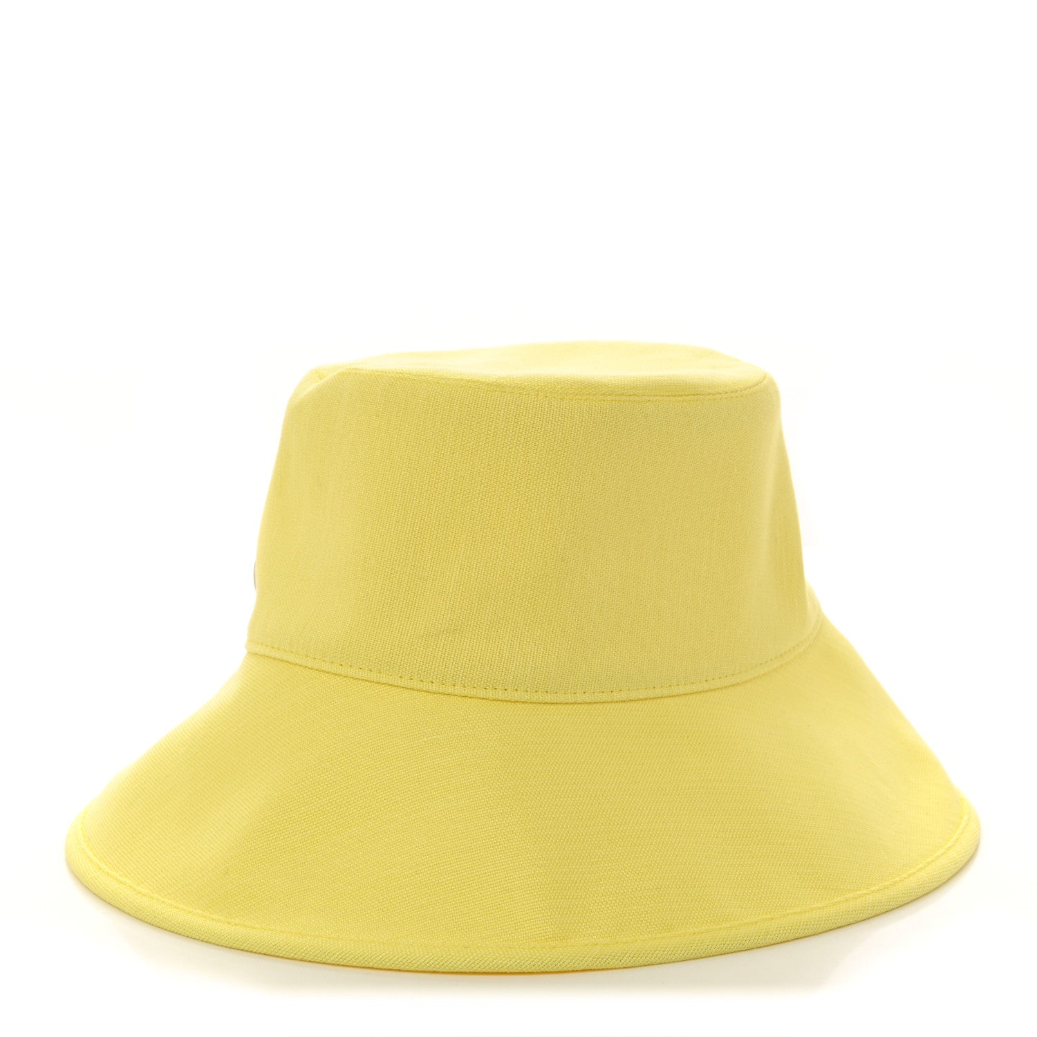 Hermes Toile De Chanvre Cotton Stretch Gaelle Hat Jaune Soleil 1 of 8
