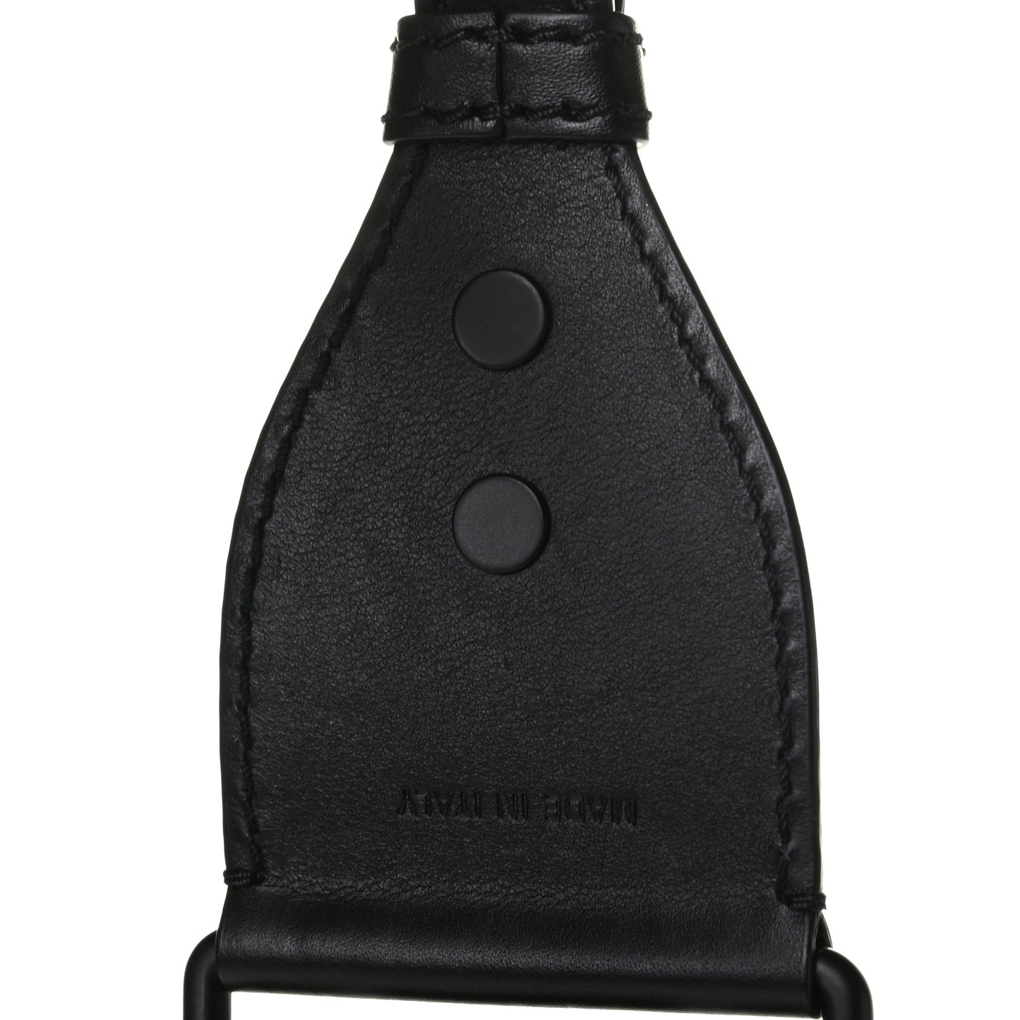 Canvas Embroidered Shoulder Strap Black