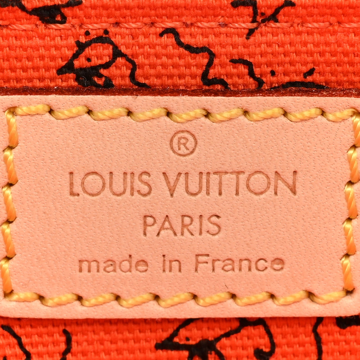Catogram Elizabeth Pouch Orange Marron