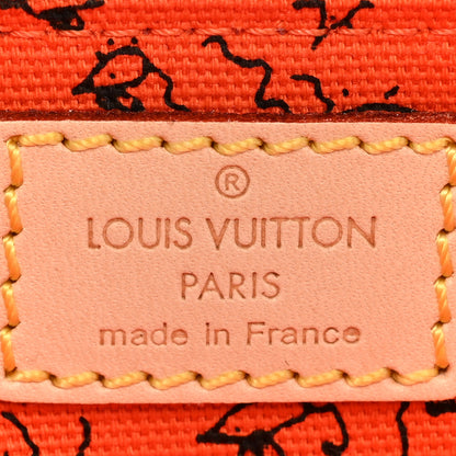 Louis Vuitton Catogram Elizabeth Pouch Orange Marron 6 of 11