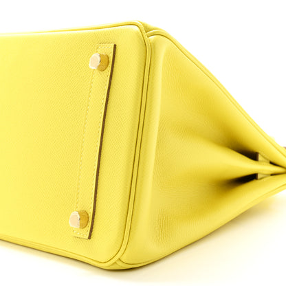 Hermes Epsom Birkin 30 Lime 10 of 10