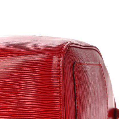 Louis Vuitton Epi Speedy 30 Castillan Red 10 of 12
