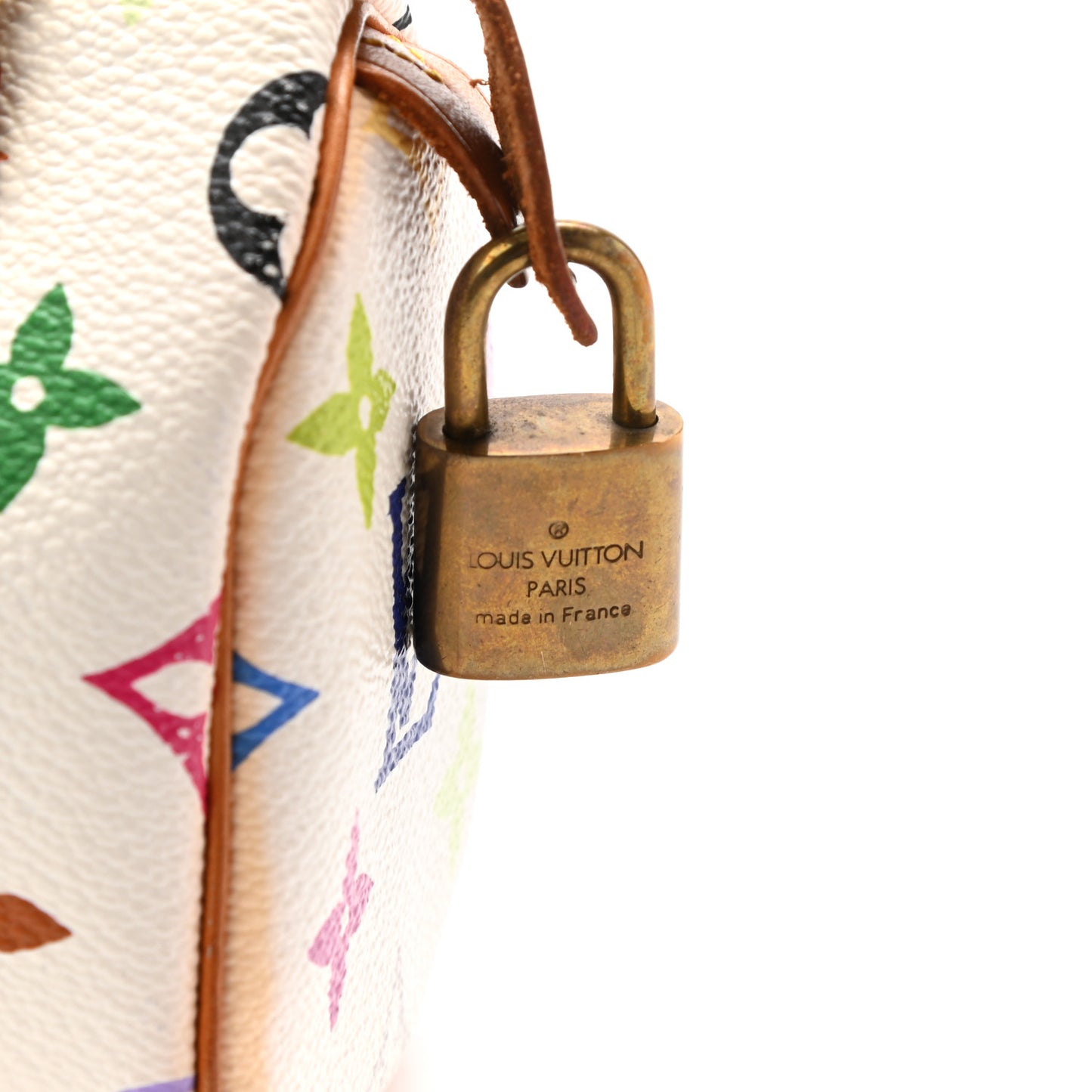Monogram Multicolor Mini Sac HL Speedy White