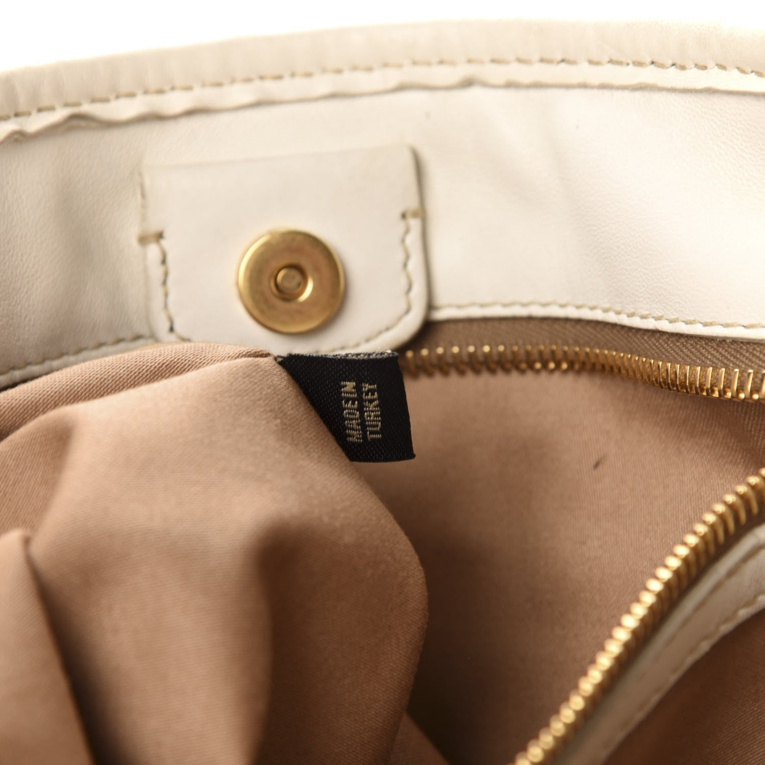 Miu Miu Nappa Matelasse Satchel Bianco 9 of 14