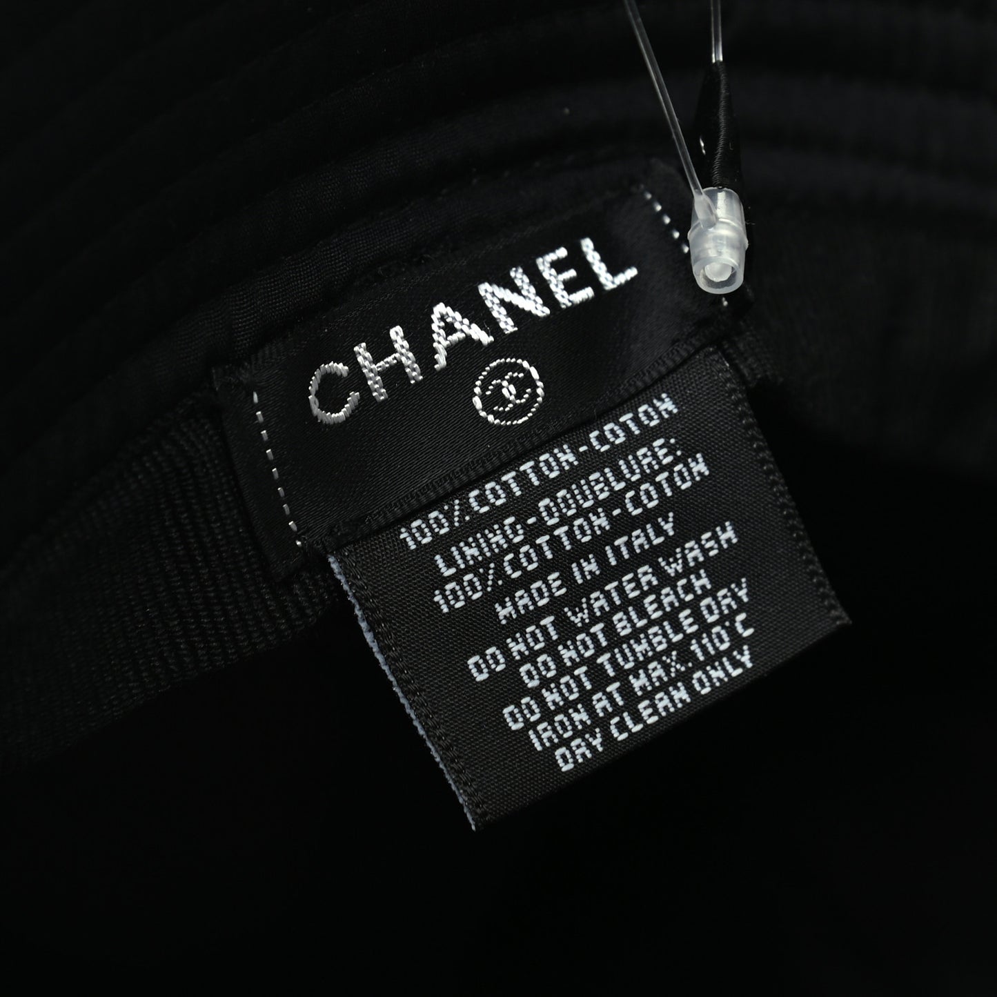 Cotton CC Bucket Hat S Black