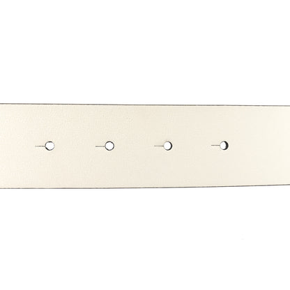 Chanel Patent Calfskin CC Reversible 80 32 Belt White Black 4 of 6