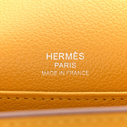 Hermes Evercolor Mini Sac Roulis Jaune Ambre 6 of 11