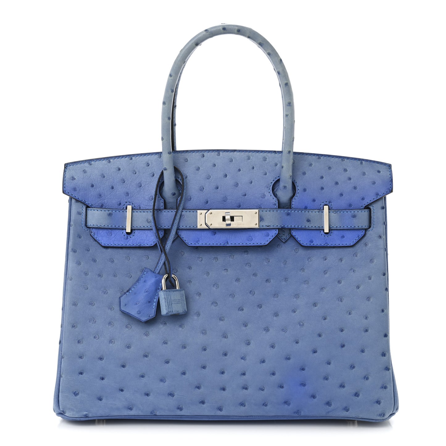 Ostrich Birkin 30 Mykonos