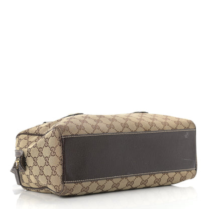 Gucci Monogram Small Charmy Boston Dark Brown 4 of 18