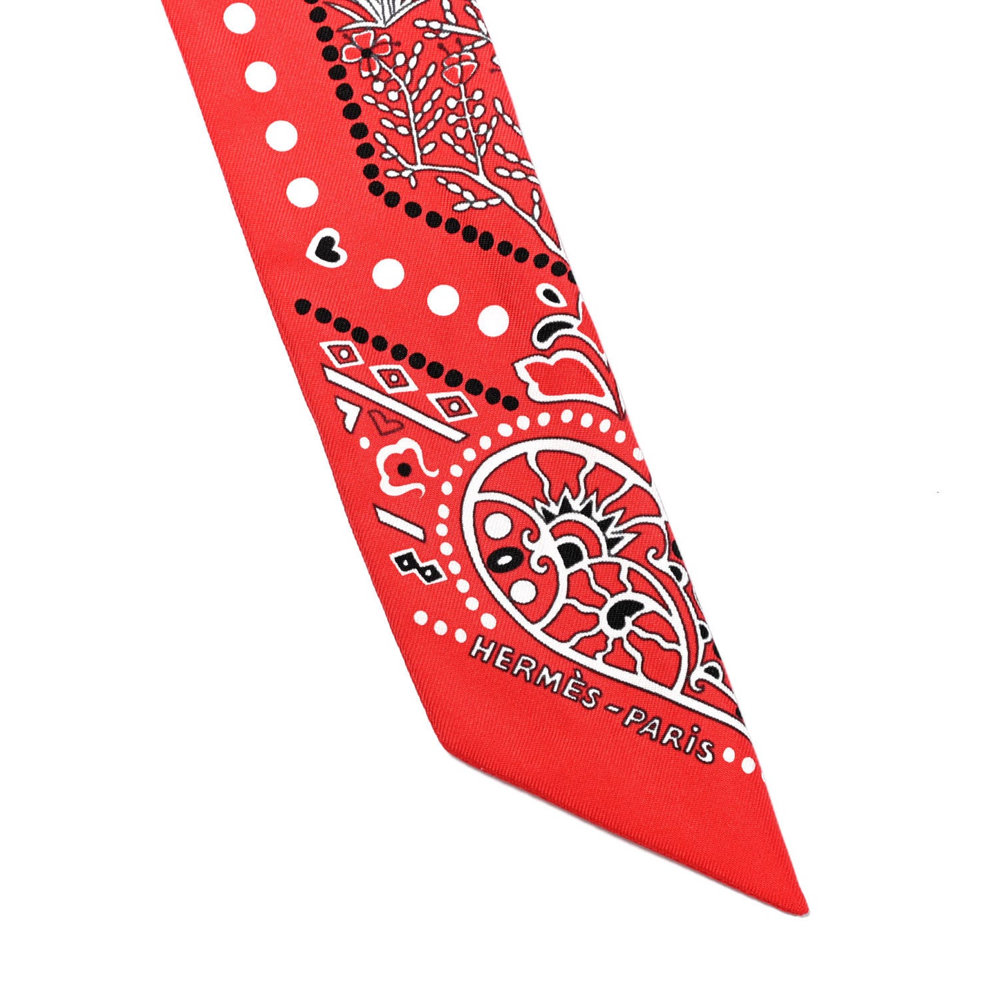 Silk Entre Ciel Et Mer Twilly Rouge White Black