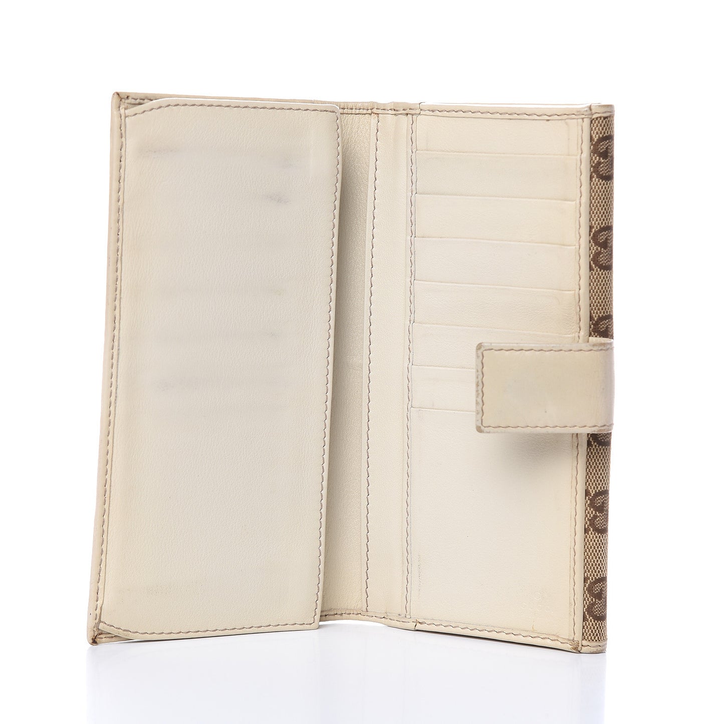 Monogram New Britt Continental Snap Wallet Off White