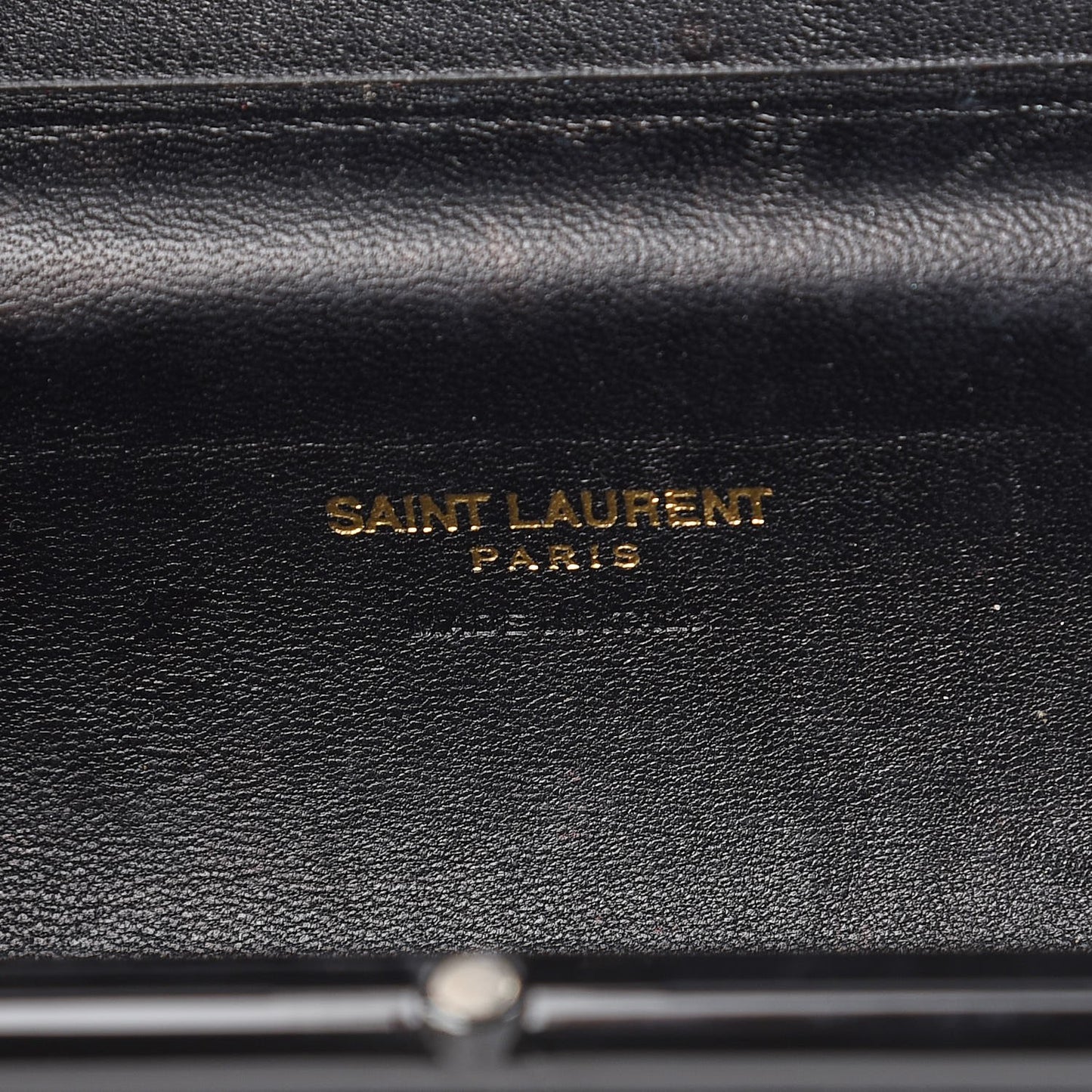 Ribbed Plexiglass Lambskin Fringe Monogram Opium Box Bag Black