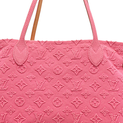 Louis Vuitton Monogram Denim Neverfull MM Rose 8 of 15