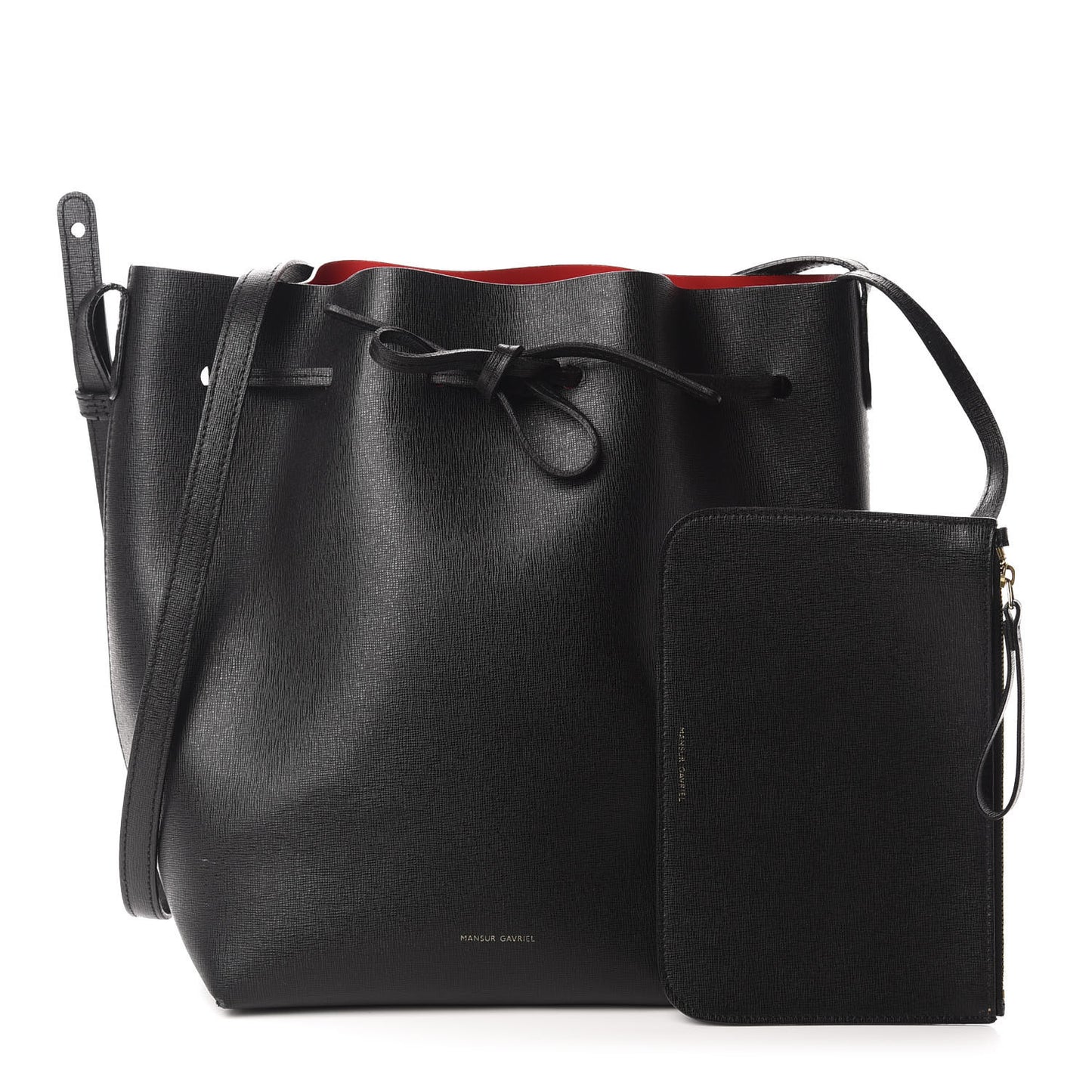 Saffiano Bucket Bag Black Flamma