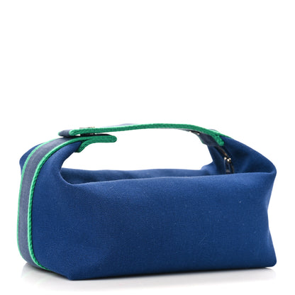 Hermes Canvas Small Bride-A-Brac Pouch Marine 3 of 9