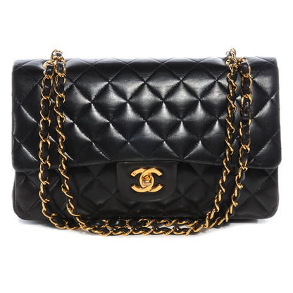 Chanel Lambskin Medium Double Flap Black 1 of 7