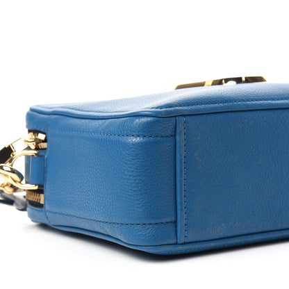 Marc Jacobs Supple Natural Grain Calfskin The Softshot 27 Bag Blue Monday 8 of 10