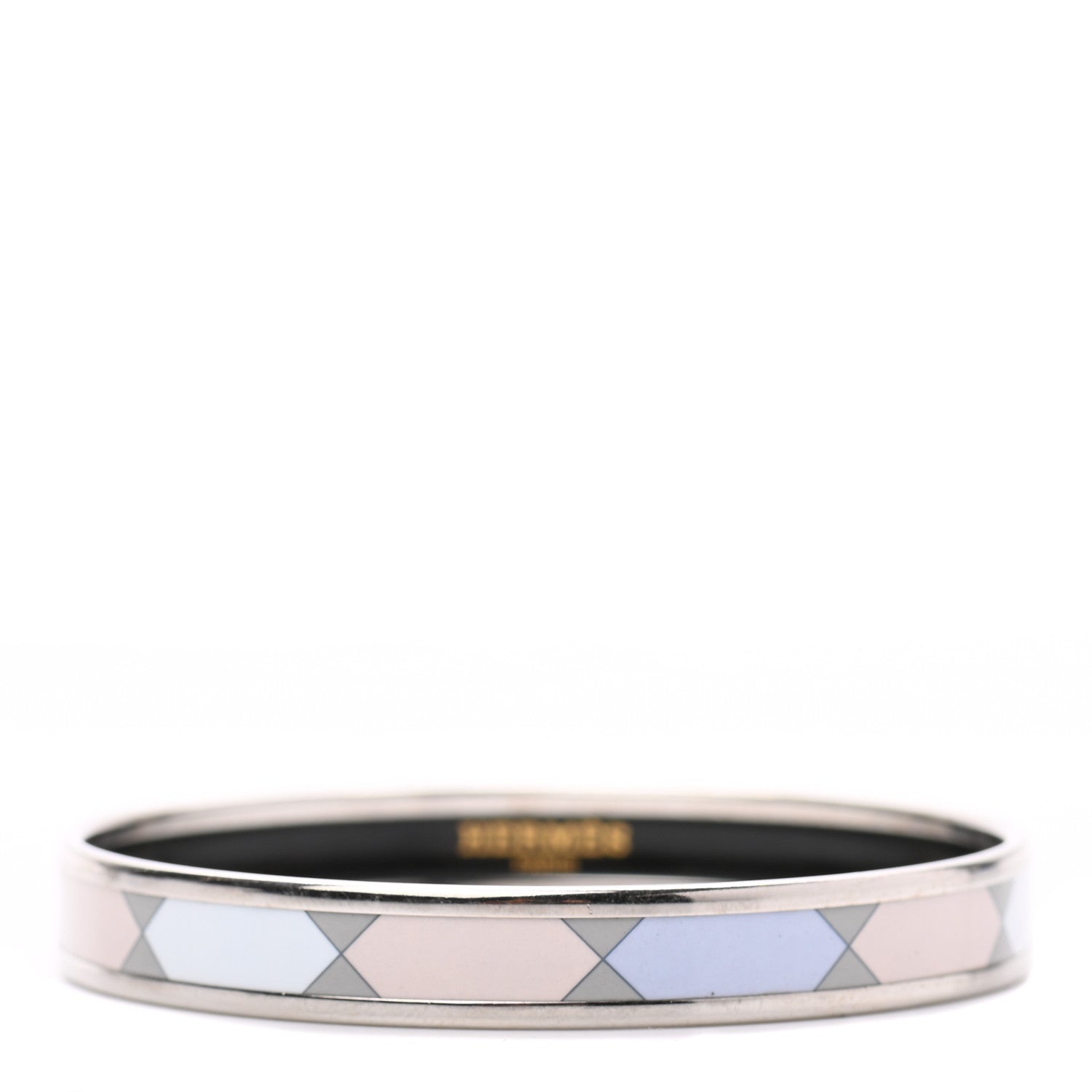 Hermes Enamel Printed Narrow Manufacture De Boucleries Bracelet 65 1 of 5