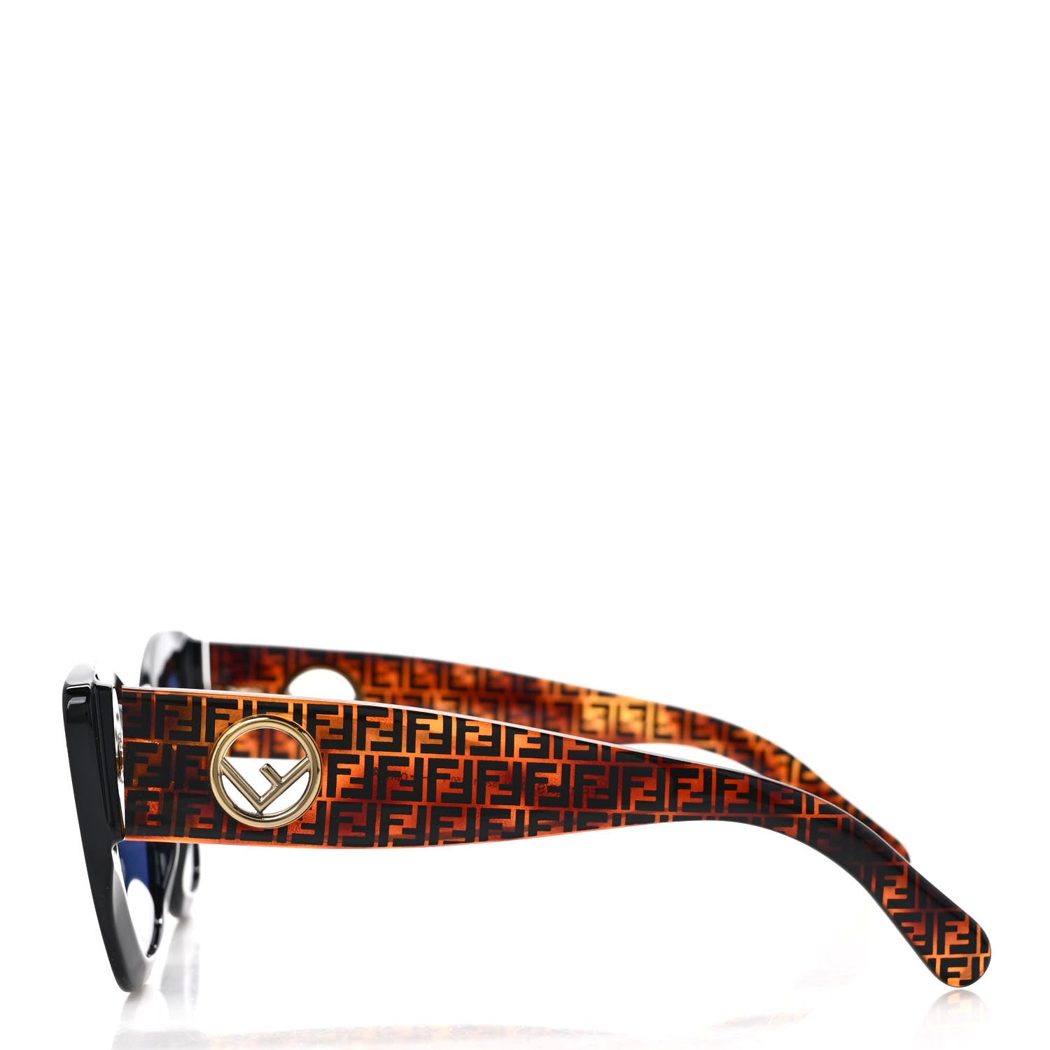 Fendi Acetate F is Fendi FF 51mm Sunglasses 0327/S Tortoise Camouflage 3 of 7
