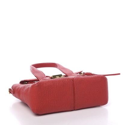 3.1 Phillip Lim 3.1 Textured Calfskin Mini Pashli Satchel Red 3 of 10