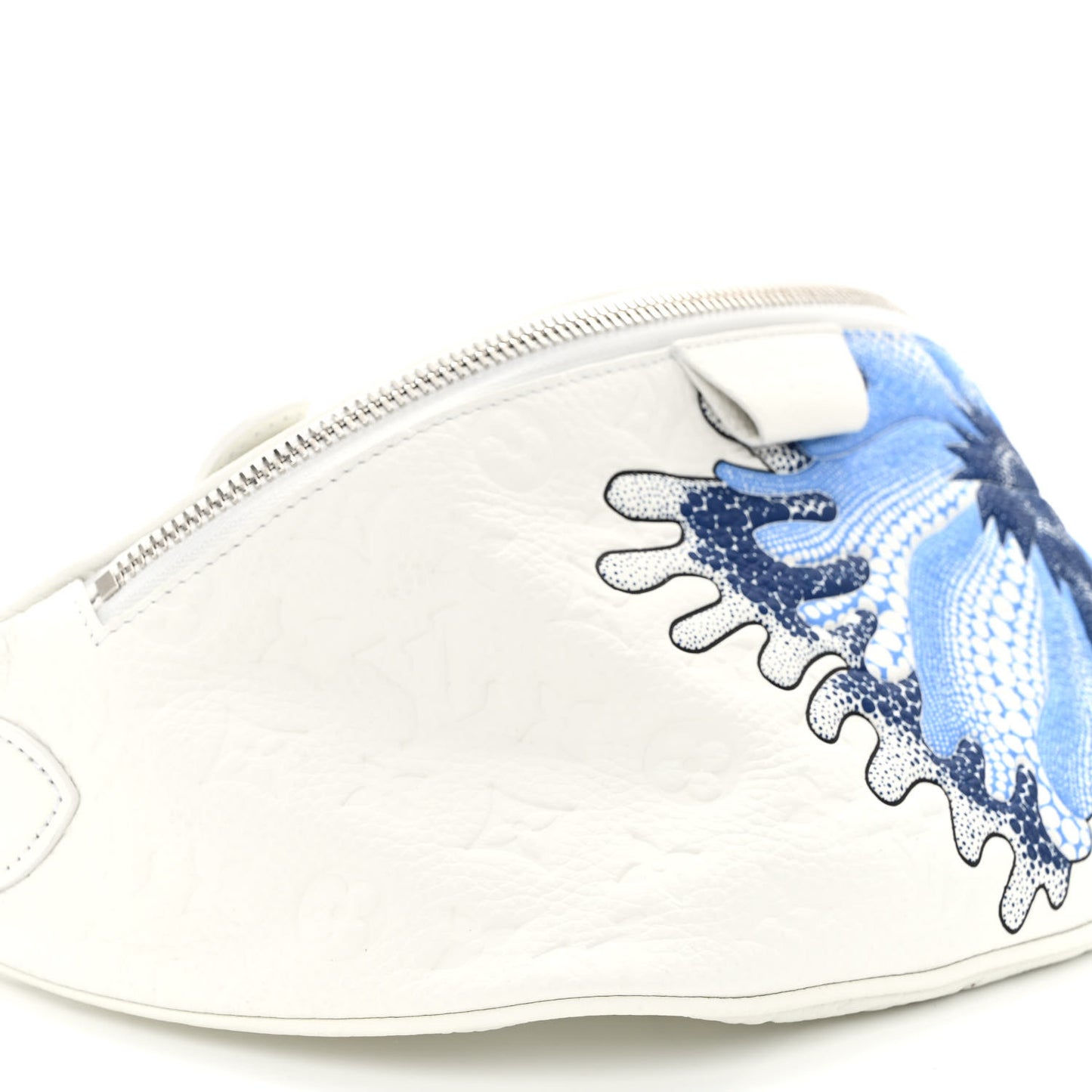 LV X YK Taurillon Monogram Psychedelic Flower Bumbag White Multicolor