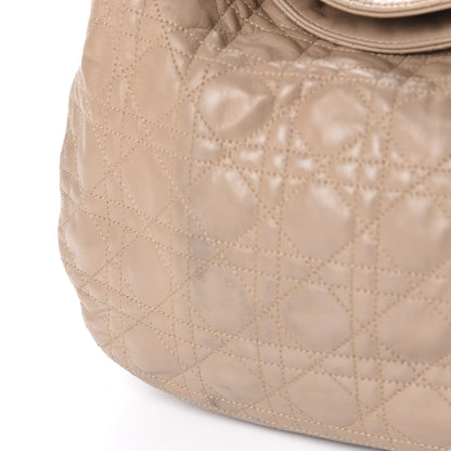 Christian Dior Lambskin Cannage Medium Soft Hobo Beige 13 of 13