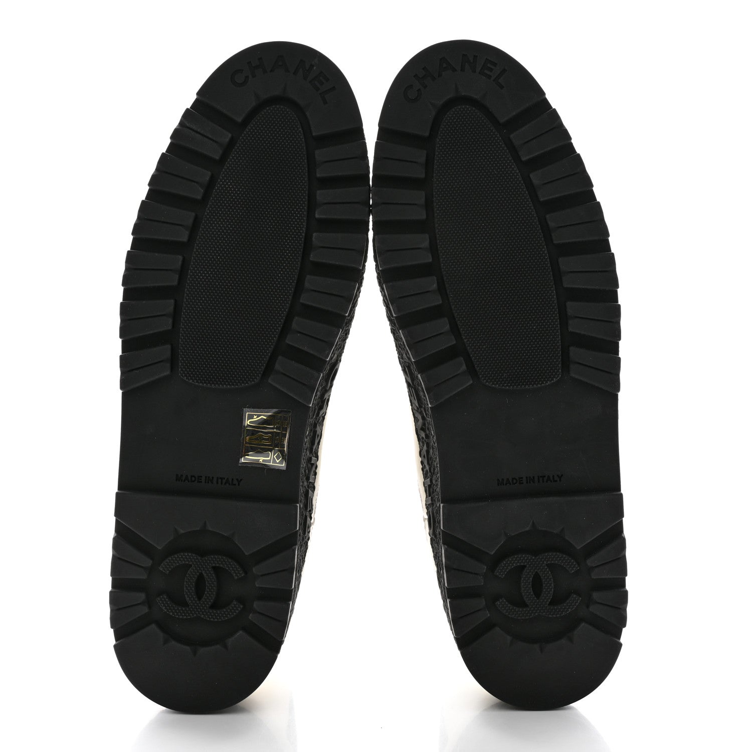 Chanel Calfskin Cap Toe CC Ankle Boots 41 White Black 6 of 12