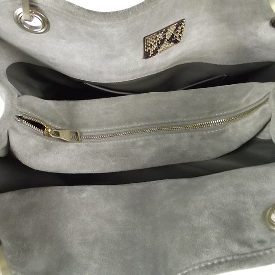 Louis Vuitton Suede Python Monogram Whisper PM Jade 8 of 8