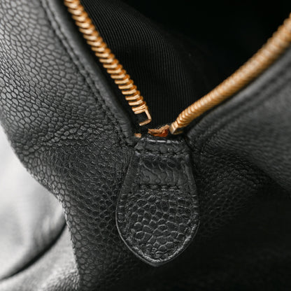 Chanel Caviar CC Shoulder Bag Black 12 of 13