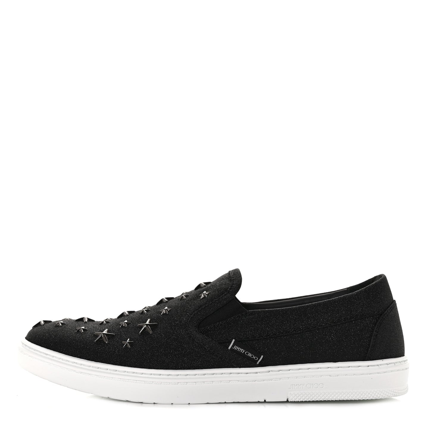 Fine Glitter Suede Mens Grove Sneakers 43 Black