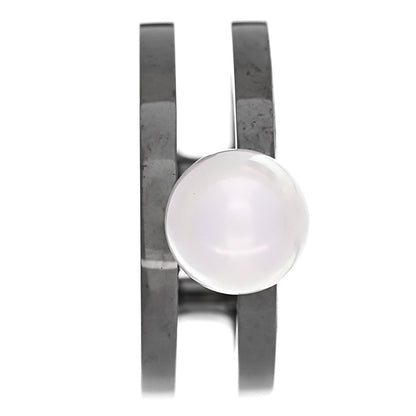 Mikimoto Darkened Sterling Silver Akoya Pearl 6mm Passionoir Ear Cuff 1 of 6