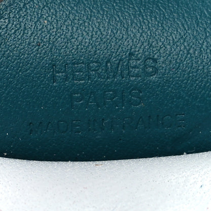 Hermes Milo Lambskin Grigri Rodeo Pegase Horse Bag Charm PM Bleu Brume Sesame Vert Bosphore 3 of 4