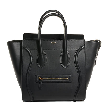 Celine Smooth Calfskin Mini Luggage Black 1 of 9