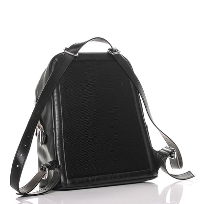Fendi Calfskin Faces Backpack Black 3 of 6