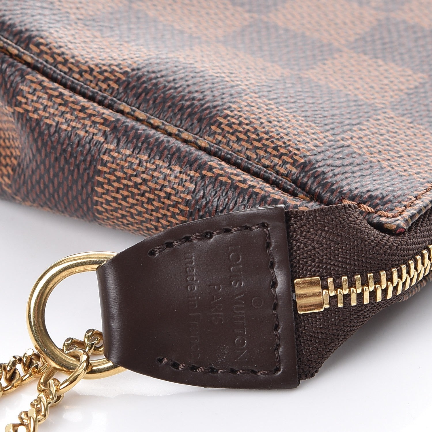 Louis Vuitton Damier Ebene Mini Pochette Accessories 6 of 11
