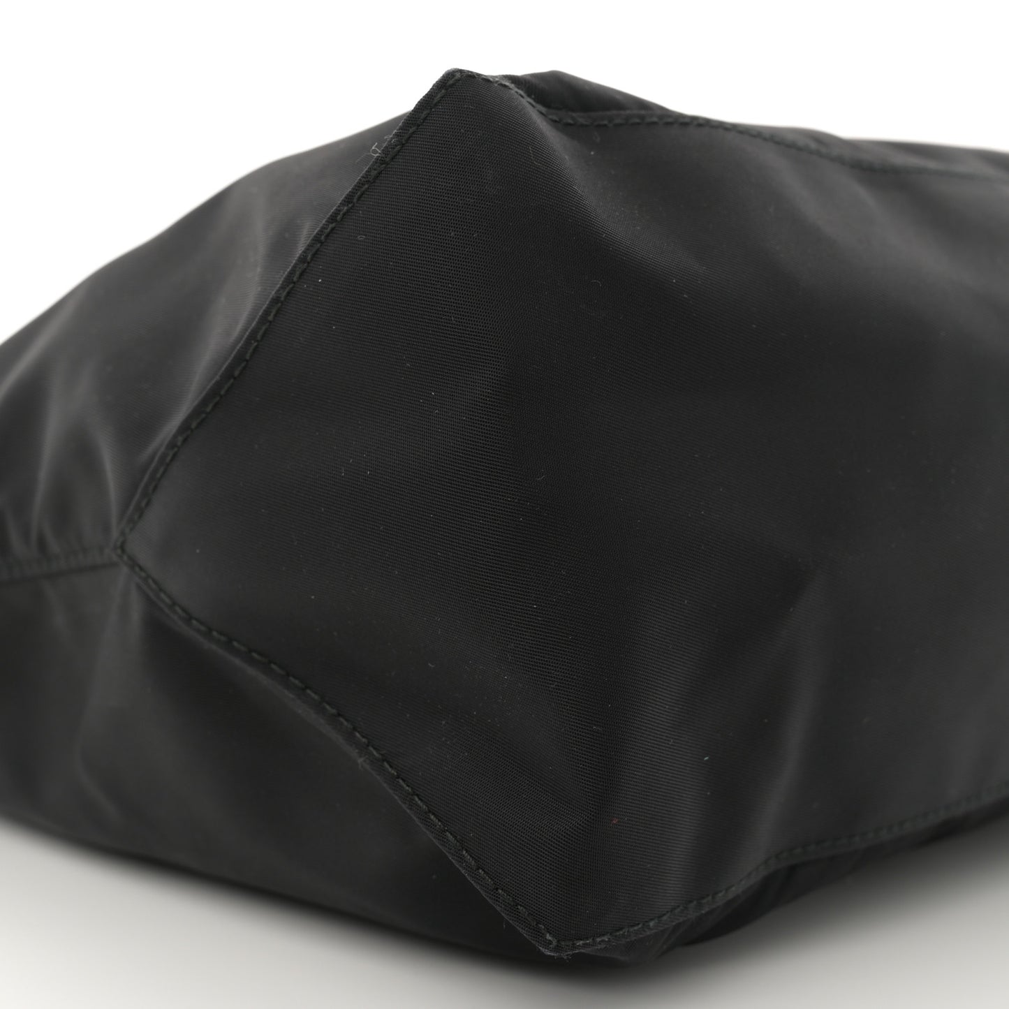 Nylon Vela East West Shopper Tote Black