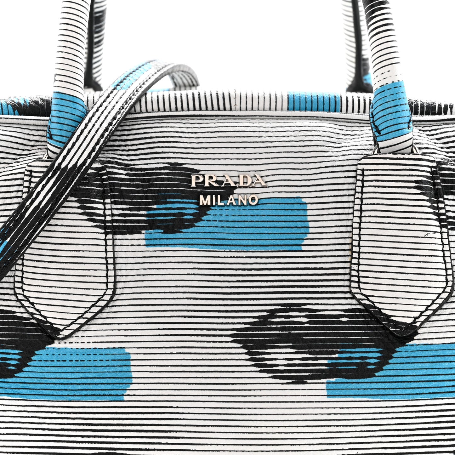 Vitello Daino Lips Inside Bag Bianco