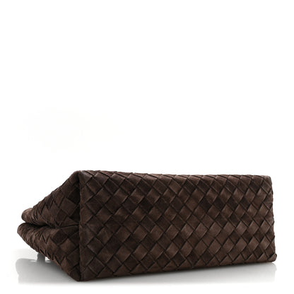 Bottega Veneta Suede Intrecciato Medium Andiamo Shoulder Bag Fondant 4 of 10
