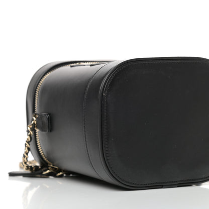 Chanel Lambskin Timeless Vanity Cosmetic Case Black 8 of 10