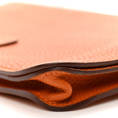 Hermes Togo Dogon Wallet Waist Pouch Orange 9 of 10