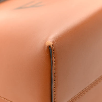 Fendi Vitello King Logo Embossed Medium By The Way Boston Bag Cuoio 12 of 13