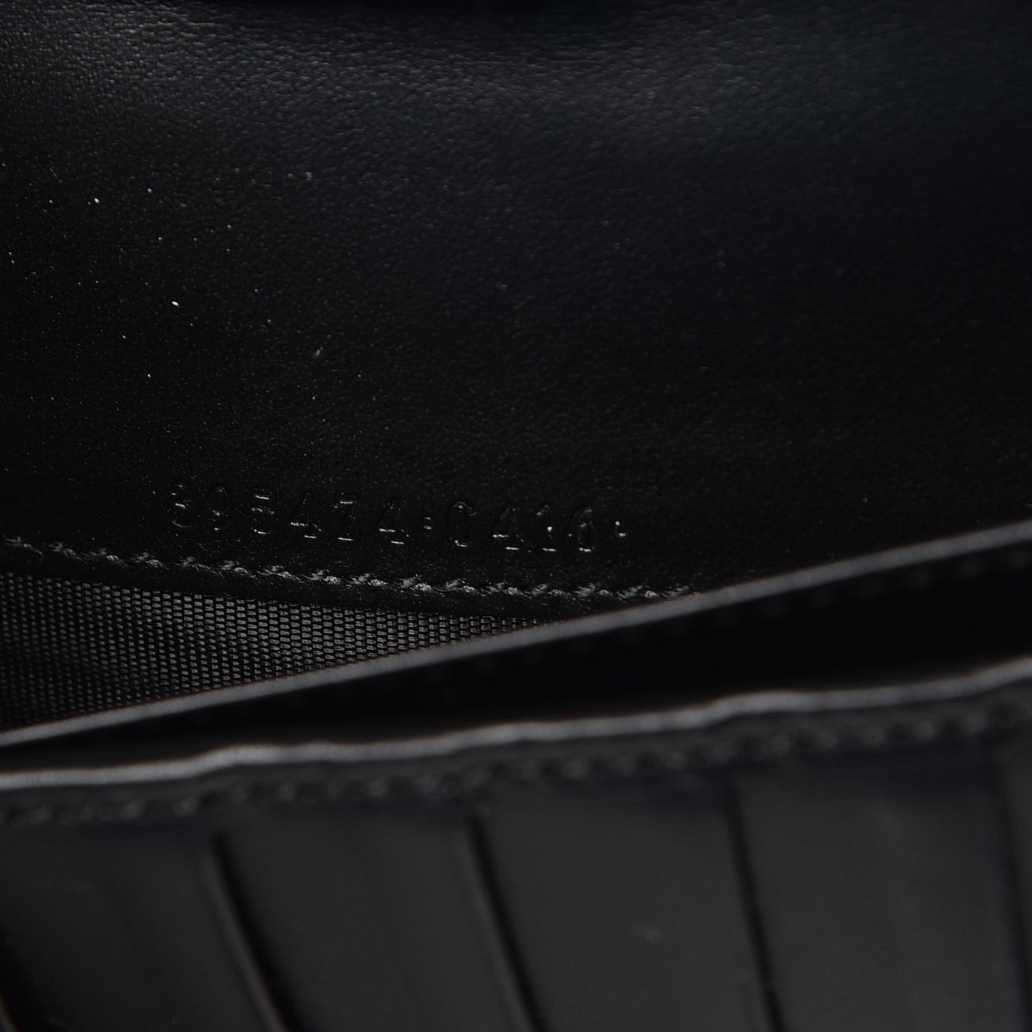 Guccissima Signature Travel Document Case Black