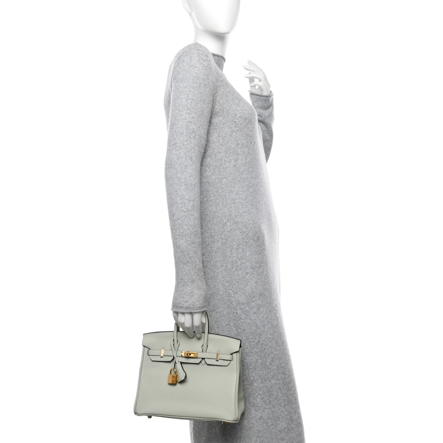 Hermes Togo Birkin 25 Gris Neve 2 of 11