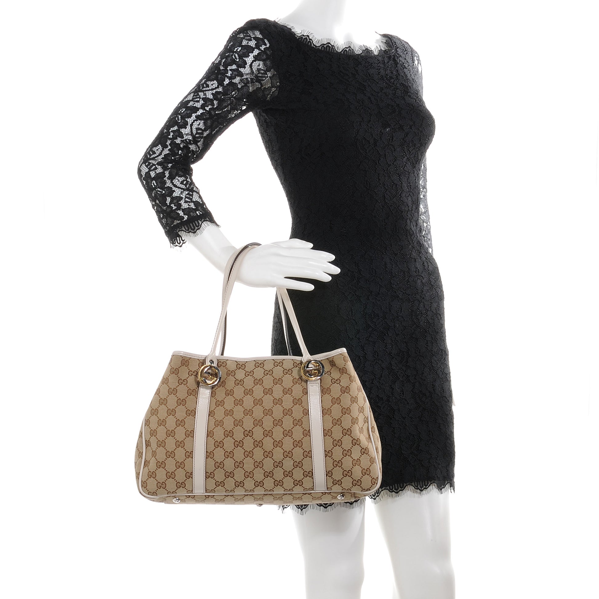 Gucci Monogram Twins Medium Shoulder Bag 2 of 7