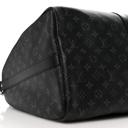 Louis Vuitton Monogram Eclipse Keepall Bandouliere 55 8 of 9