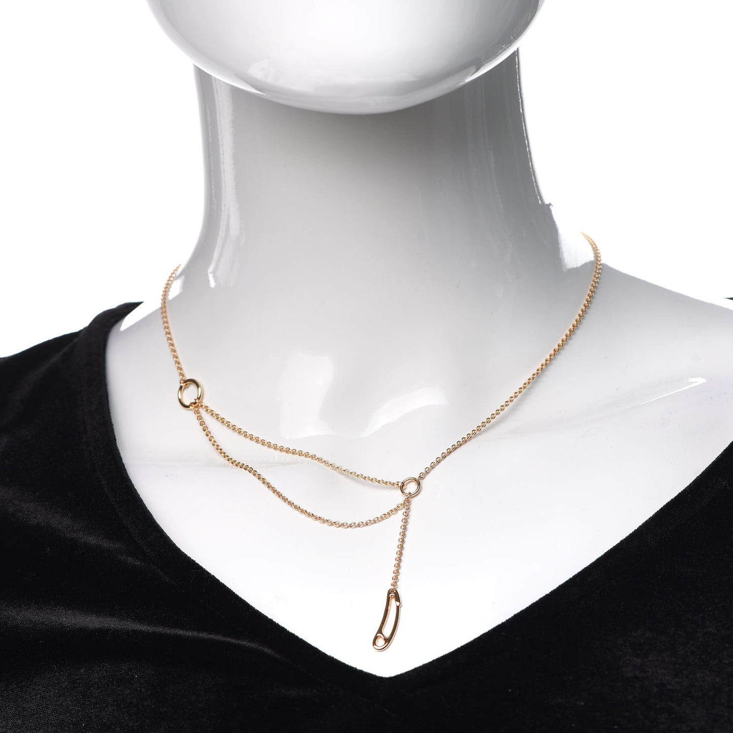18K Rose Gold TPM Chaine d'Ancre Punk Necklace ST