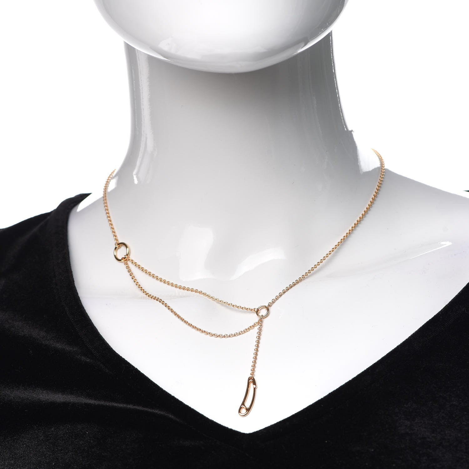 Hermes 18K Rose Gold TPM Chaine d'Ancre Punk Necklace ST 2 of 6