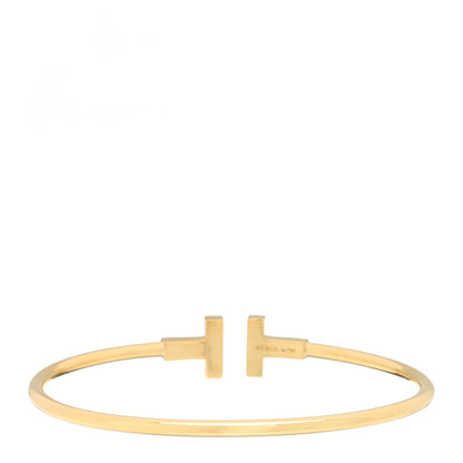 Tiffany 18K Yellow Gold T Wire Bracelet 2 of 4